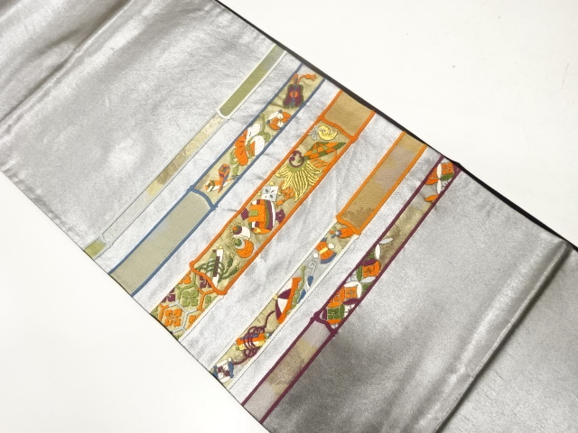 JAPANESE KIMONO / VINTAGE FUKURO OBI / SILK / WOVEN TREASURES